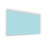 Fond de hotte motif géométrique chevron bleu turquoise et blanc