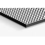 Fond de hotte motif zigzag noir et blanc