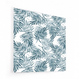 Fond de hotte avec feuilles de palmier, effet aquarelle