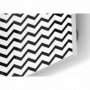 Fond de hotte avec zigzag noir et blanc