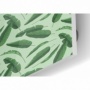 Fond de hotte vert pâle avec feuilles de bananier