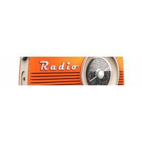 Frise, Crédence "Radio vintage"
