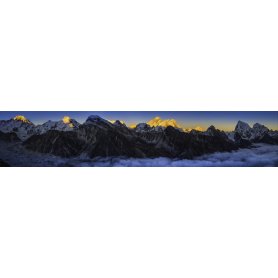 Frise, Crédence "Lueur du coucher du soleil Everest"