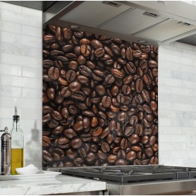 Fond de hotte texture grains de café