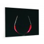 Fond de hotte noir ombre verre de vin rouge