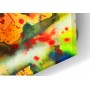 Crédence de cuisine effet aquarelle peinture multicolore