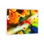 Crédence de cuisine effet aquarelle peinture multicolore