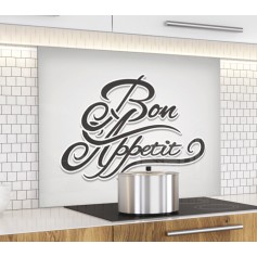 Fond de hotte de cuisine "Bon Appétit"