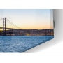 Crédence de cuisine paysage pont de Lisbonne au crépuscule