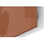 Fond de hotte uni brun marron brique